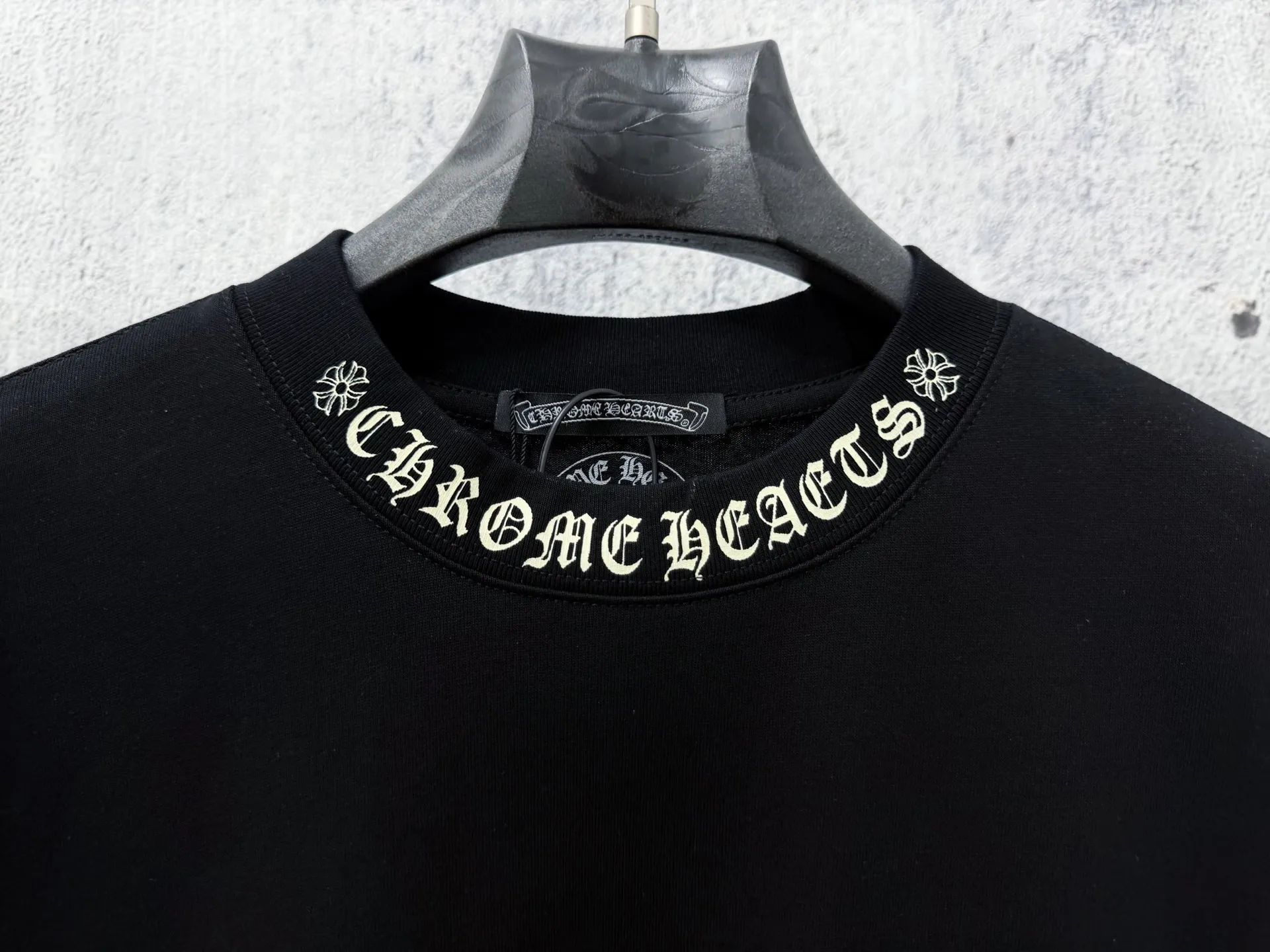 ￼ 【Chrome Hearts】 25ss T Same Style T Versatile : Black White Size：S-XL